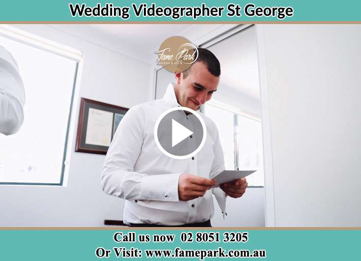 The Groom reading a letter St George